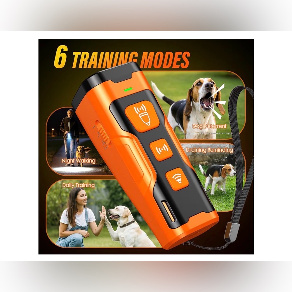 ** NIB**Dog Bark Deterrent Device, 3X Ultrasonic Anti Barking - Picture 4 of 8